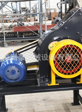 PC300*200锤式破碎机小型移动式建筑垃圾玻璃瓶地板陶瓷砖打砂机