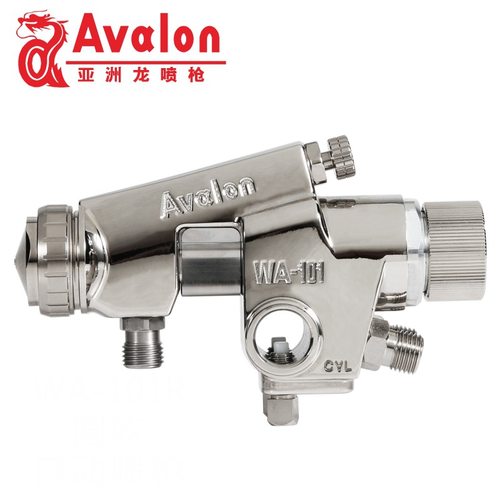 亚洲龙WA-101R喷枪丸吹自动喷枪圆吹自动喷漆枪喷点自动油漆喷枪