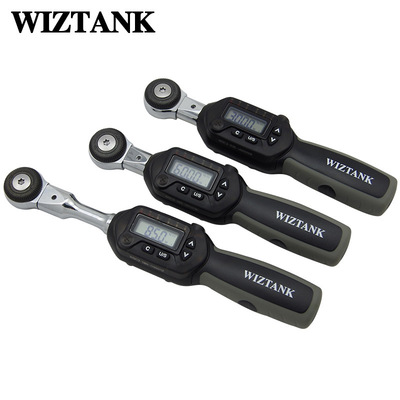 台湾WIZTANK可换头数显扭矩扳手WSC2-030 060 085 135CN1.5-135Nm