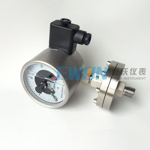 供应隔膜式电接点压力表 不锈钢电接点隔膜压力表  YXC-100BF/ML