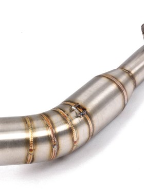 摩托跑车适用于Z125前段 Z125Pro改装排气管前段不锈钢弯管