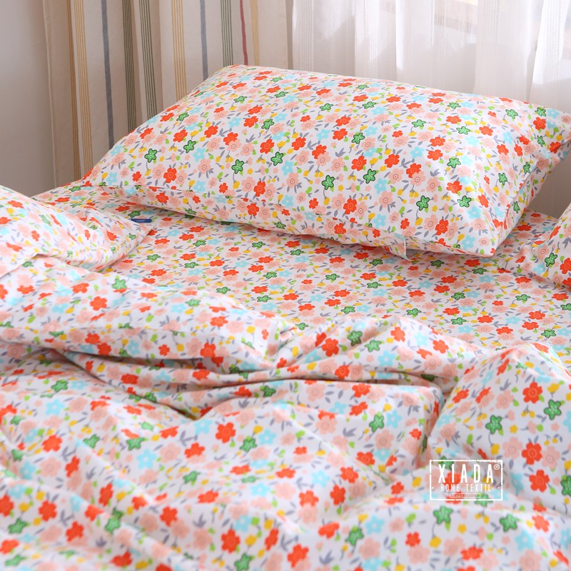 ins小碎花 秋冬纯棉被套单件宿舍1.5双人1.8x2.0x2.3 2.2x2.4被罩