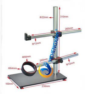 工业相机万d向支架显微镜检测支架平台工作台维修支架