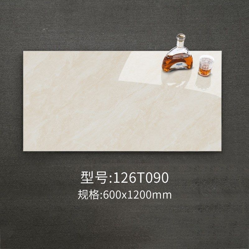 现代简约大板f瓷砖600x1200通体大理石客厅防滑耐磨地砖背景