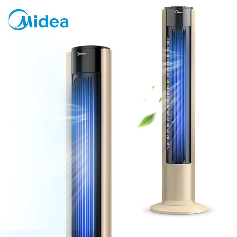 塔扇家用立式静音台式摇头落地扇宿舍立式无叶静音落地电风扇塔