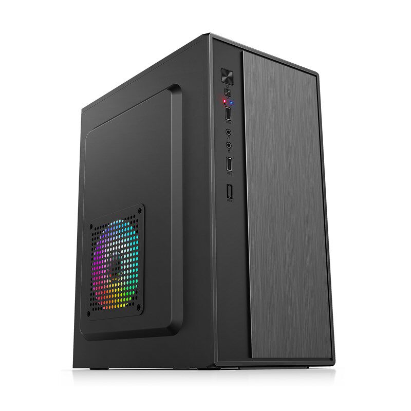 小核弹组装电脑机箱台式机matx主板商务办公小主机箱diy外壳itx