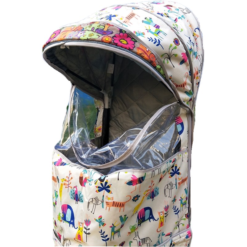 大儿童电动车后置座椅雨棚宝宝自行车后座加大遮阳棚加厚防雨棉棚