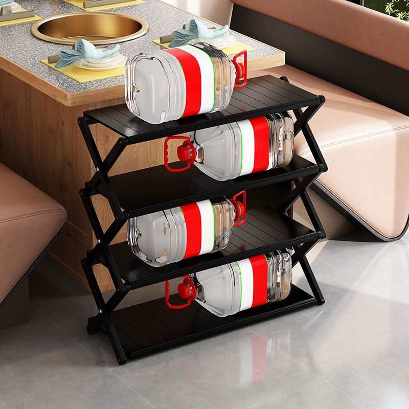 火锅烤肉烧烤店桌边放菜架商用多层厨房层架餐厅传菜大容量置物架