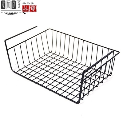 挂架分层隔层抽屉下挂篮悬挂式收纳衣柜柜子置物免打孔分隔板