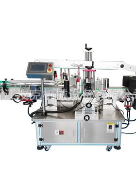 全自动马克笔双面贴贴标机洗衣液日化labelingmachine厂家直供