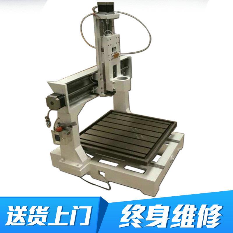 金属模具雕刻机龙门立柱一体铸造40406060铸铁床身雕刻机光机
