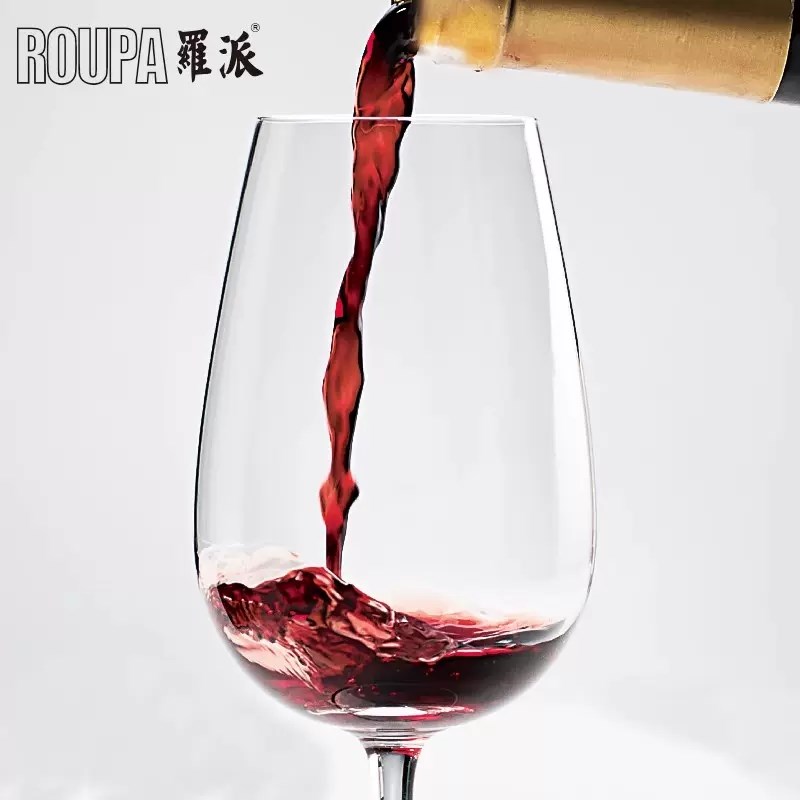 ISO标准葡萄酒品酒杯水晶玻璃手工一体高脚杯红酒杯品鉴杯礼盒装