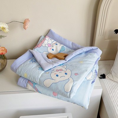 100x120cm幼儿园薄被子1x1.2米夏天空调被婴儿夏凉被儿童卡通被芯