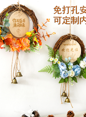 电视背景墙客厅墙面墙壁装饰墙上挂件I卧室房间门口田园风格挂饰