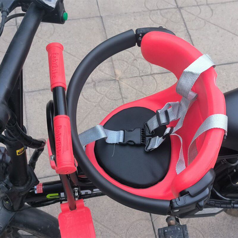新品电动车儿童座椅前置代驾电车宝宝坐椅折叠电动自行车安全椅子