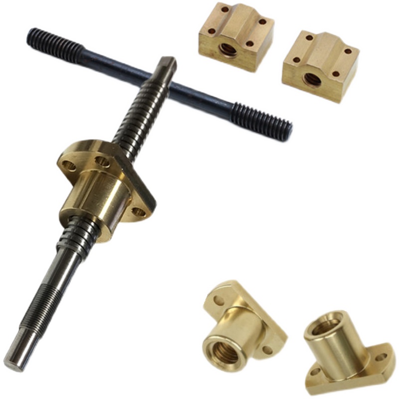 304梯形丝杆配套螺母双头不锈钢丝杠非标定制车制传动螺纹T型丝杆