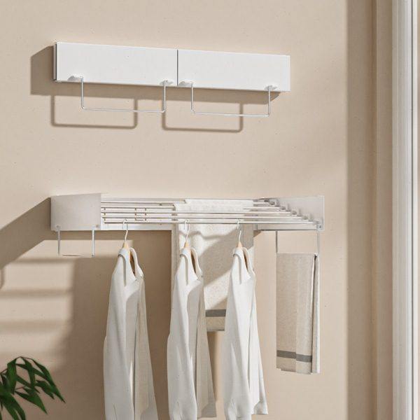 隐形折叠晾衣架阳台壁挂式晒衣架室内家用卫生间毛巾挂衣架置物架,家装主材,毛巾杆/毛巾挂,淘宝优惠券,粉丝福利购,淘宝优惠卷