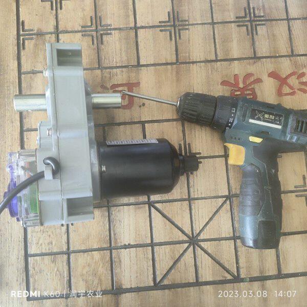 手动电动两用双轴放风大棚卷膜器温室放风机双轴放风卷膜器
