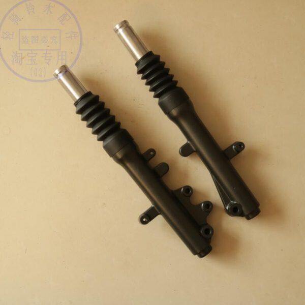 轻避震YU骑铃木减震器前组合5前适用踏板摩托车减震12专用碟刹前