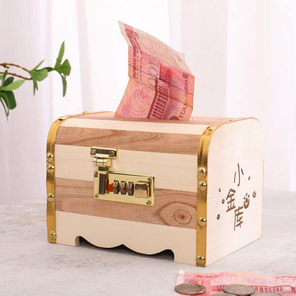 新款带锁只进不出存钱罐孩储蓄罐大人不取可储钱罐男女2023用防摔