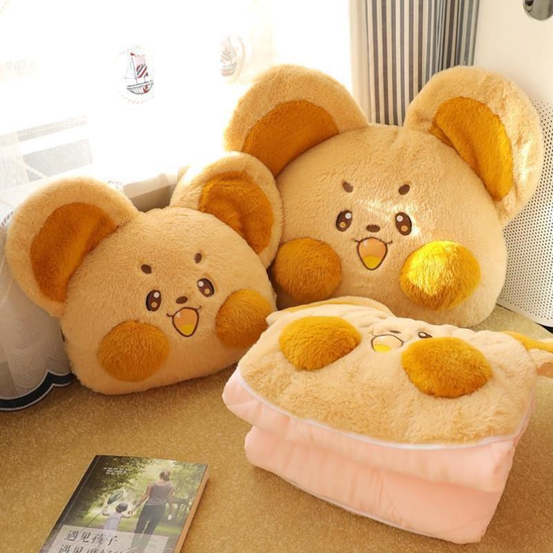 枕毯靠枕靠枕夹小k折叠多巴胺汽车抱毯学生腰午睡睡觉加厚枕腿抱