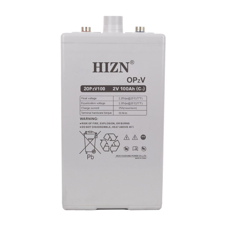 管式胶体蓄电池OPZV2V100AH光伏电信蓄电池IEC标准汇众电池