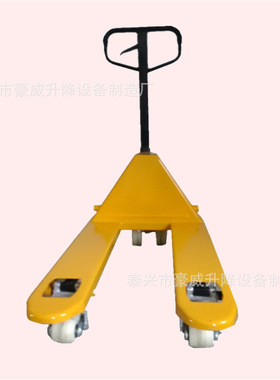 厂卖2.5吨手动地牛 货物搬运车 手拉天龙 2500公斤油压地拖车