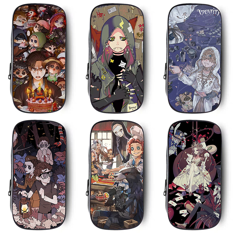 第五人格周边笔袋可爱卡通简约新款文具盒M铅笔盒多功能大容量笔