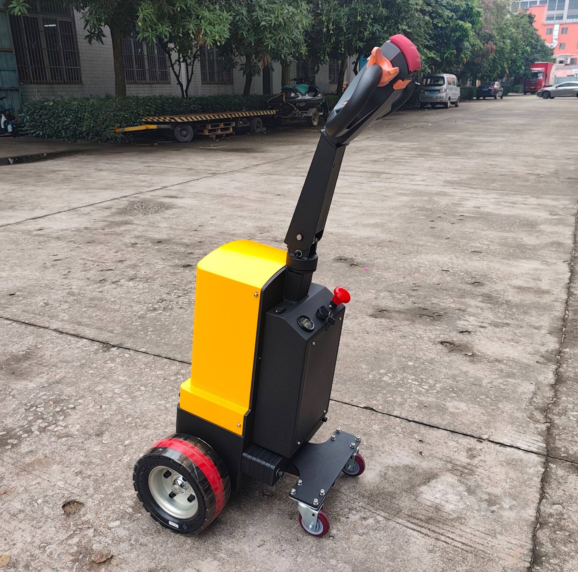 普尔夫步行式电动牵引车6吨8T工厂机场仓库迷你型遥控拖车头挂车