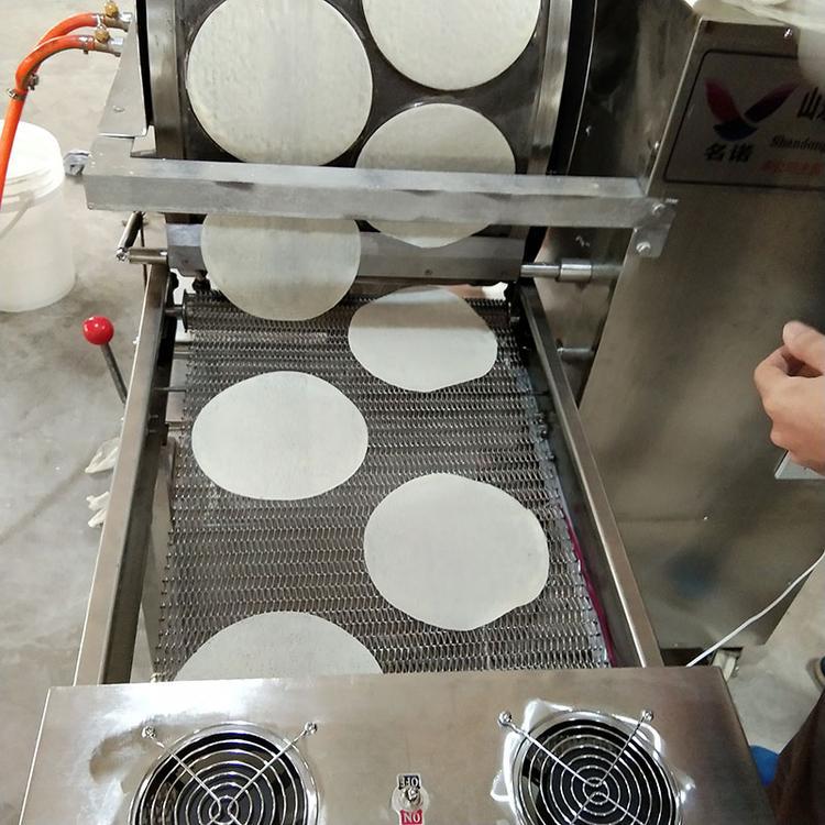 供应北京用烤鸭饼机全自动煎饼机商用春卷皮机蛋皮小卷饼单饼双饼