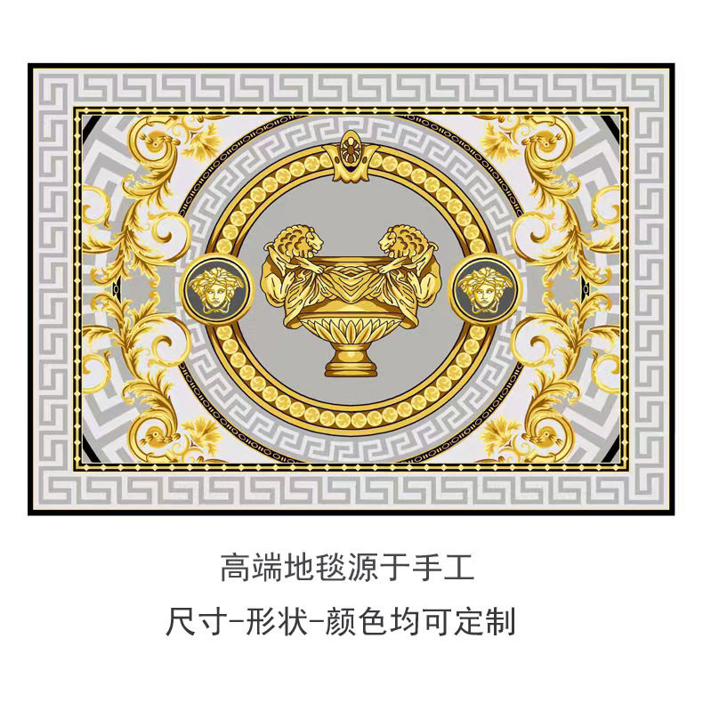 手工腈纶地毯中国风酒店走廊垫中式迎宾会议室拼接地毯卧室床边毯