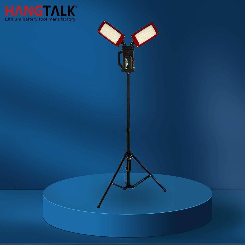 新款便携三脚架投光灯 高亮LED双头灯电动工具电池工作灯工厂,机械设备,农业机械/园林设备/畜牧设备,淘宝优惠券,粉丝福利购,淘宝优惠卷
