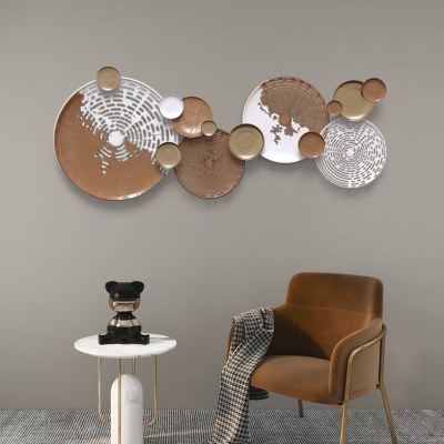 新中式铁艺镂空装饰客厅背景墙挂件简约现代轻奢玄关壁饰墙面挂饰,家居饰品,壁饰,淘宝优惠券,粉丝福利购,淘宝优惠卷