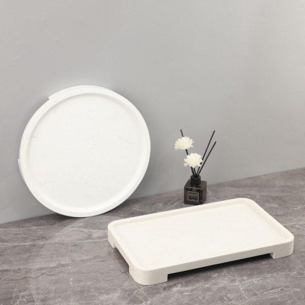 极简侘寂风大理石香薰装饰托盘艺术摆件客厅茶几上端盖家居装饰品,家居饰品,香薰托盘,淘宝优惠券,粉丝福利购,淘宝优惠卷