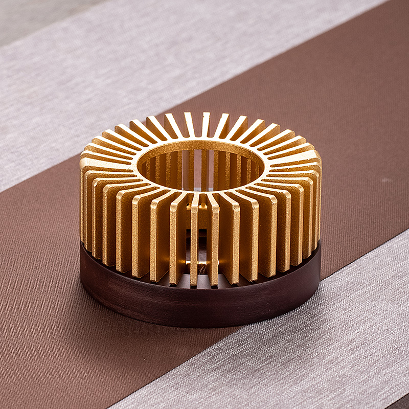 日式高档蜡烛温茶器中式茶道玻璃煮茶壶公L杯暖茶炉加热保温底座