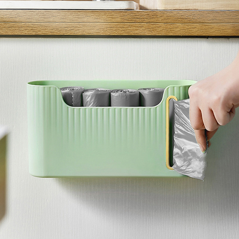 垃圾袋收纳盒g神器壁挂式厨房袋子方便袋大容量抽取盒塑料袋收集