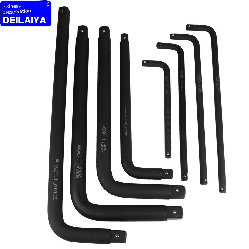 重型套筒b弯杆工业级l型1英寸扳手1/2大飞筋7字符3/4加长杆助力扳