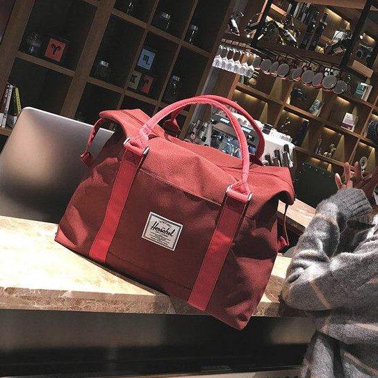 行李袋出差男潮女韩版健身轻便简约小手提旅游包大容量短途旅行包