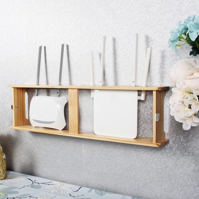 电线收纳盒路由器插排日遮挡插线板清新简约简单壁挂墙北欧子插座