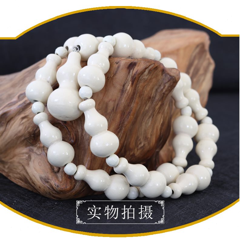 葫芦阳台免打孔客厅卧室门帘全过道玄关厨房桃木挂帘水晶珠帘隔断