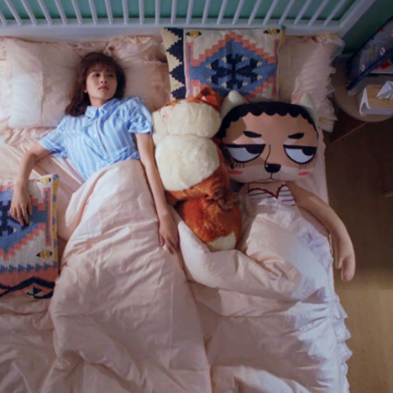 世界欠我一个初恋k同款柴犬女大玩偶抱枕床上睡觉陪伴靠枕创意礼