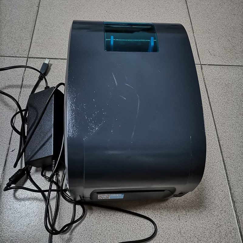 GP-9025T热转印打印机洗水吊牌建筑M二维码送检条码标签打印