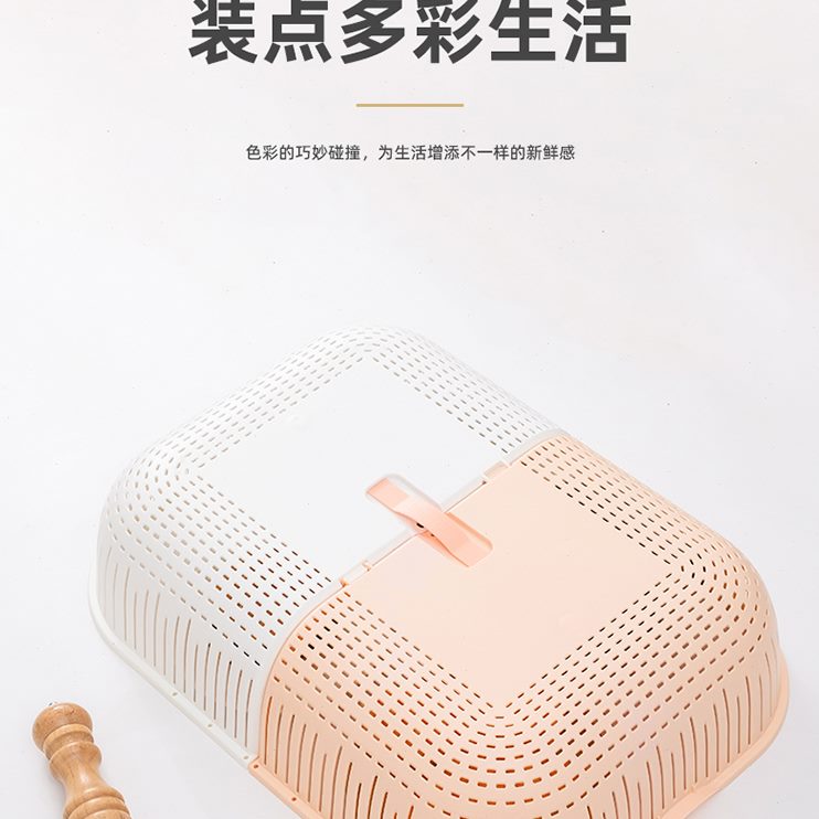 遮饭菜罩菜餐桌罩可折叠饭家用盖子罩苍蝇盖菜罩菜防伞神器防尘罩