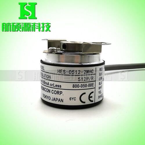 HES-0512-2MHC光电旋转编码器空心轴8mm脉冲数512P/R全新