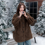 秋冬款新品-韩系减龄皮毛一体外套ZB187-139-P188-K268，女装皮草，浙宝187