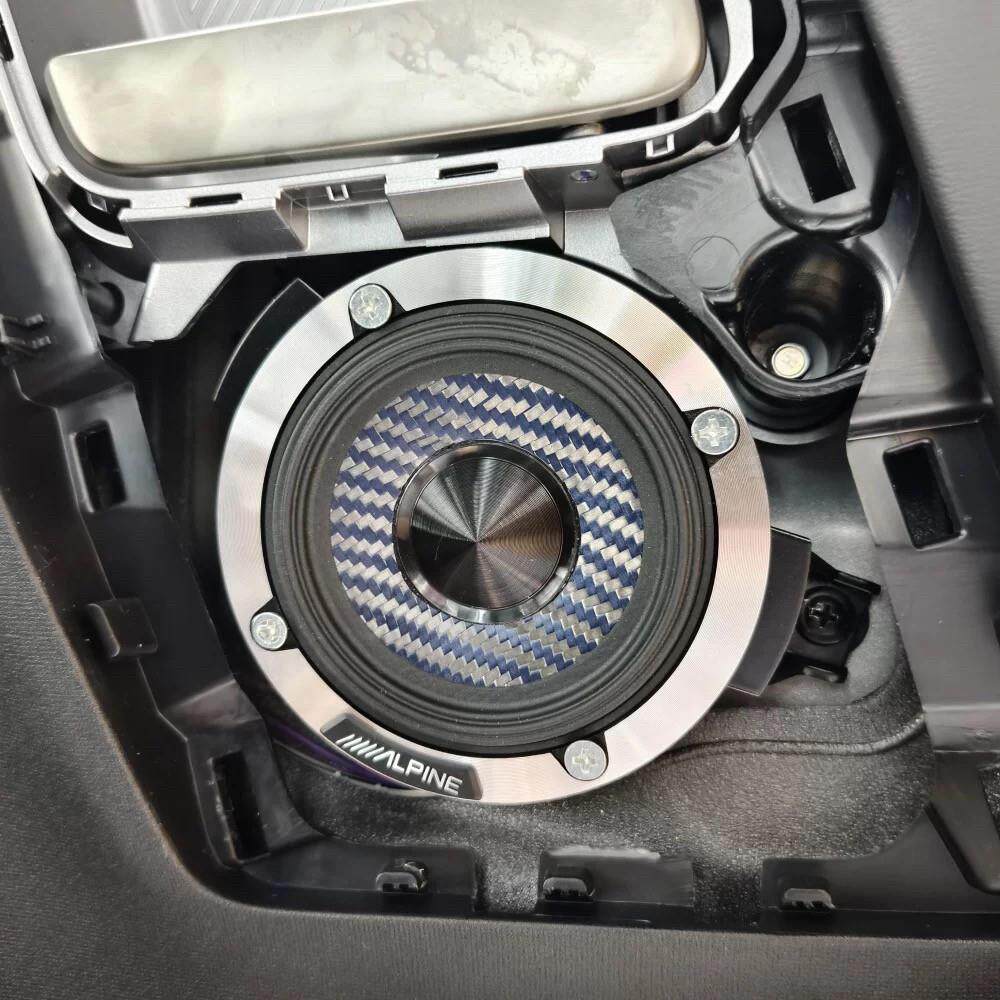 Alpine iCar v23专车专用音响改装高中低音喇叭功放DSP无失真升级