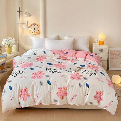 全棉磨毛被套单件150x215cm单人学生纯棉加厚双人2.0m被罩230*229