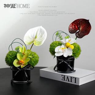 天堂鸟仿真绿植插花装饰假花仿真花摆件家居桌面餐桌盆景装饰摆花