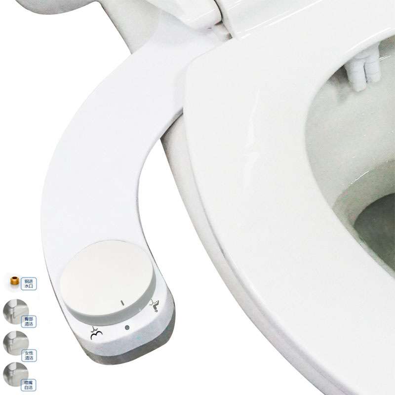 外贸智能双喷头洗屁屁神器外阴冲洗妇洗器臀部清洗不用电洁身器