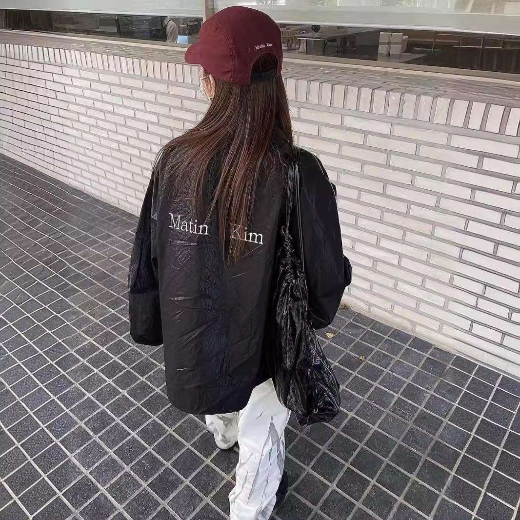 2025【返】韩东大门早秋新款MATIN K*M经典亮面防晒小外套夹克女